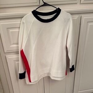 Tuckernuck White and Red Sweatshirt